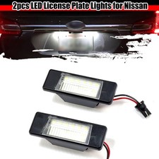 Led White License Plate Lights For Nissan Juke Navara Armada Nv200 Infiniti Q50