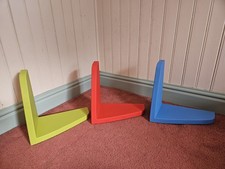 Ikea Mammut Plastic Floating Shelves, Green red blue Childrens vintage retro