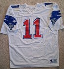 Drew Bledsoe #11 New England Patriots White Champion Jersey Sz 52