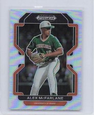 2022 PANINI PRIZM DRAFT PICKS PRIZMS SILVER #122 ALEX MCFARLANE