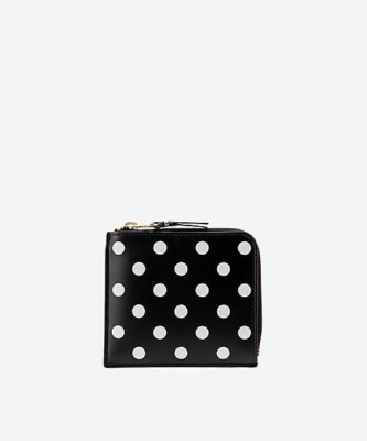 Wallet COMME des GARCONS 国内買付 Dots Printed ASK availability First) comme des garcons Dot Print L-Shaped