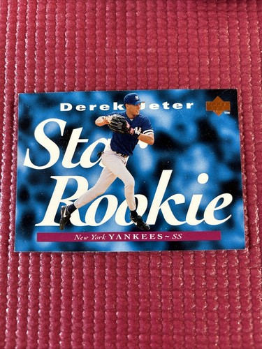 Hermosa tarjeta 1995 Upper Deck #225 Derek Jeter New York Yankees Salón de la fama - Imagen 1 de 8