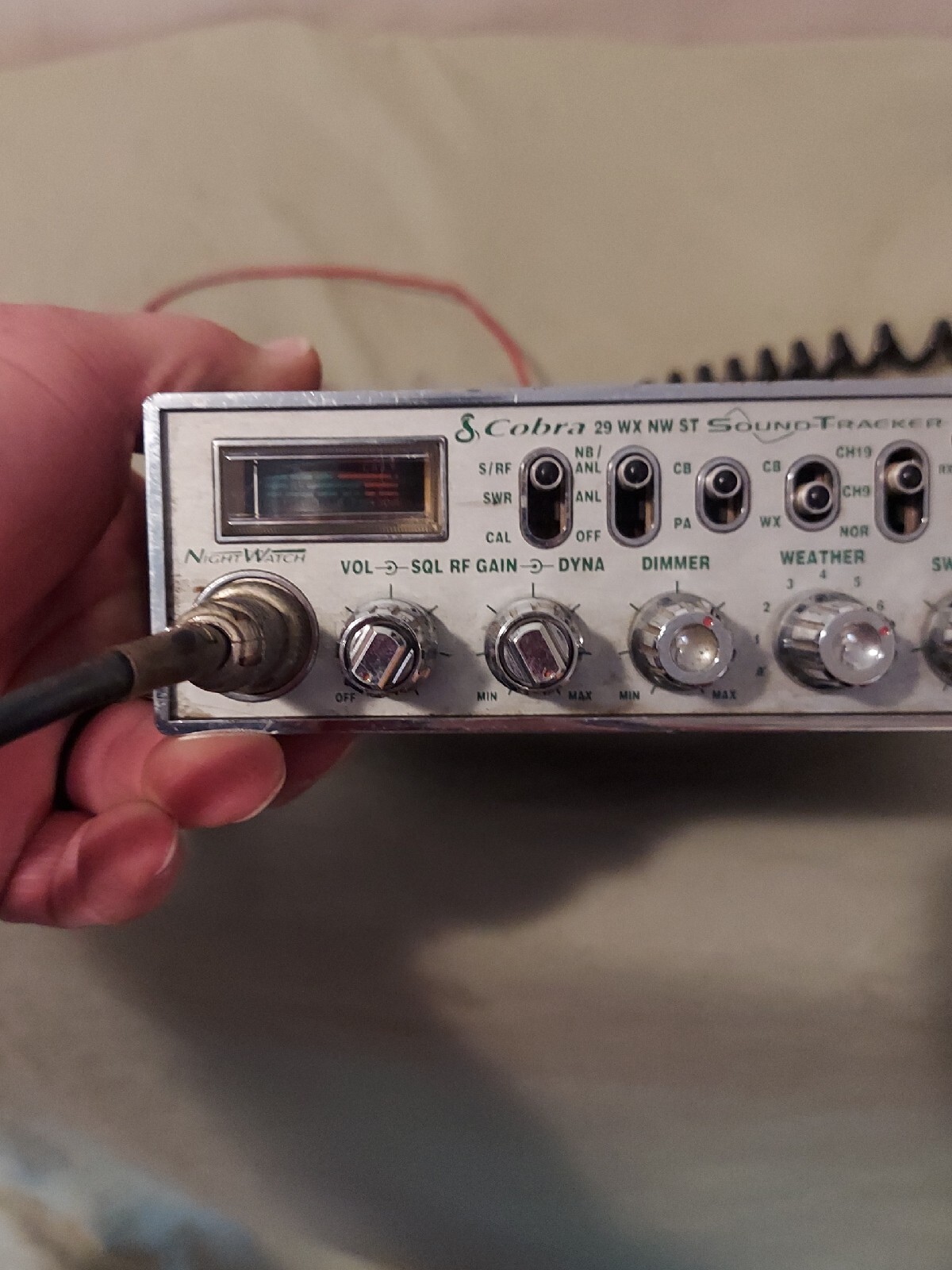Cobra 29 WX NW ST CB Radio Sound Tracker Night
