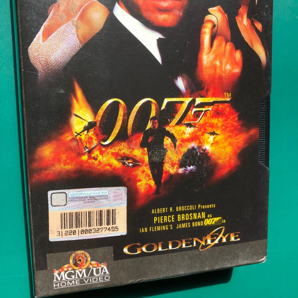 James Bond 007 Pierce Brosnan GOLDENEYE Video Sean Bean VHS PAL Russian RARE NEW - Image 4 of 4