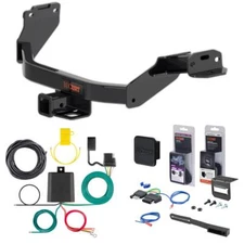 24 - 25 Hyundai Santa Fe Curt 2" Class 3 Trailer Tow Hitch + 5-Flat Wiring Kit T