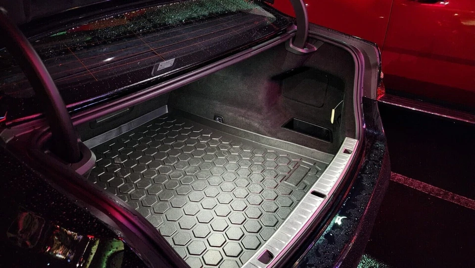 Bandeja de piso de carga para maletero trasero alfombrilla para BMW Serie 7 2016-2022 totalmente nueva Foto 4 de 4