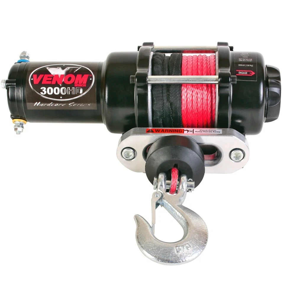 CABRESTANTE UTV VENOM 3000 LB POLARIS 2013-19 RANGER TAMAÑO COMPLETO 900 Y 1000 XP y tripulación Foto 3 de 4