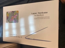 Lapac MacBook Case Fits Pro 15 Pro Retina & Pro 16 Floral Clear Beautiful!