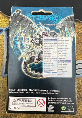 Yugioh COMPLETE IN BOX Machine Re-Volt Structure Deck 1st Edition CIB
