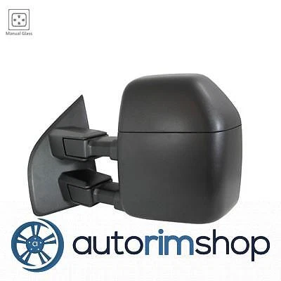 FO1320606 Left Manual Mirror for 17-19 Ford F150 17-19 Ford Superduty Pickup