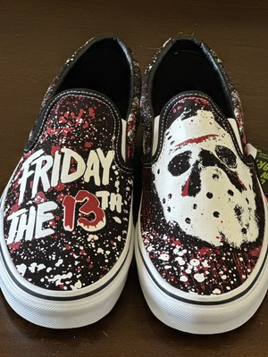 House of Terror x Vans Classic Slip On “Friday the 13th” Size 9Men 10.5 Women NIB House of Terror x Vans Classic Slip On “Friday... | Depop main image 2