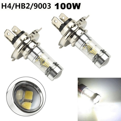 Ampoule Phare Avant Moto LED P26S 10-80V - 30 LEDs, 600LM, Blanc 6000K, Remplacement