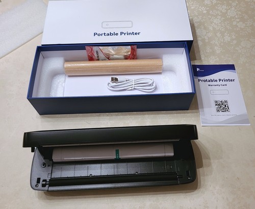 Aixiqee Portable Rechargeable Thermal Inkless 8.5x11 Printer Travel Bluetooth - 第 16/17 張圖片