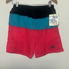 Vintage 1990  s BB Surf Multi-Color Shorts, Deadstock NWT, Size Medium
