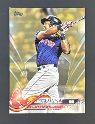 2018 Topps Series 2 Hanley Ramirez Red Sox Gold /2018 Card #457