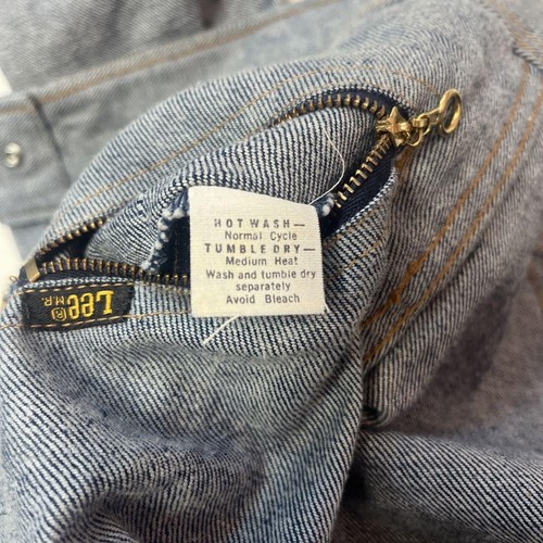 VTG 70's Lee Reversible Denim Jacket Made in USA Big collar Hardly worn Size M - Picture 8 of 8