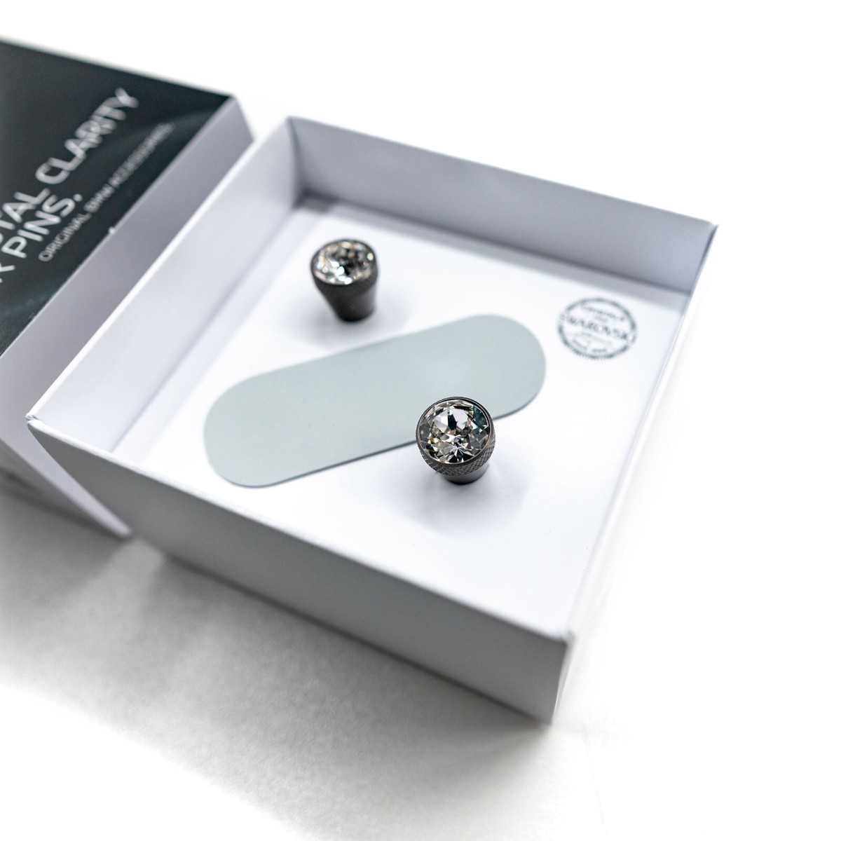 Genuine BMW & MINI Swarovski Crystal Clarity Door Pins 51265A681A8