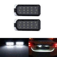 2Pcs LED License Number Plate Light For Ford Transit Connect Courier Kuga Galaxy