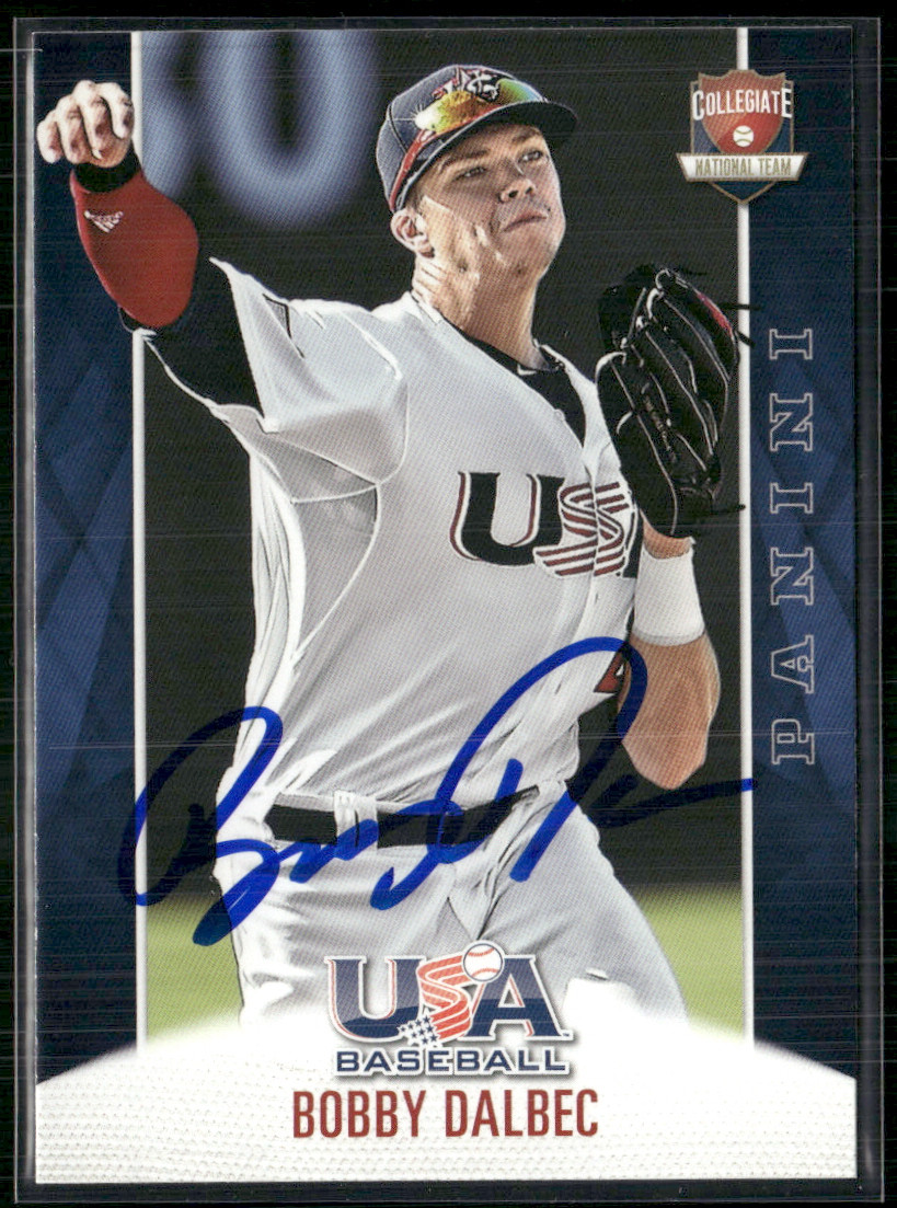 Bobby Dalbec Signed 2015 Panini USA Baseball IP Auto #9