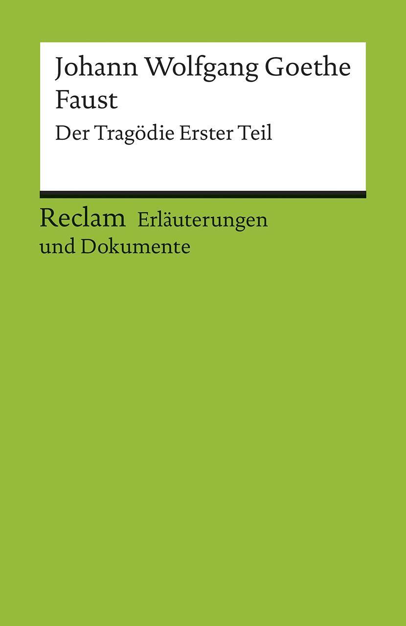 Thumbnail - Faust. Erläuterungen Und Dokumente
