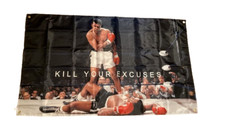 Muhammad Ali Boks Boks Motywacja sportowa "Kill your Excuse" Baner 90x150cm