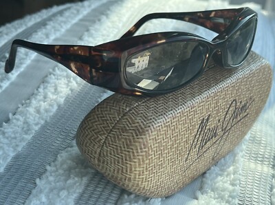 New - Maui Jim Harpoon MJ H 161 10 Tortoise Frame + HCL Bronze