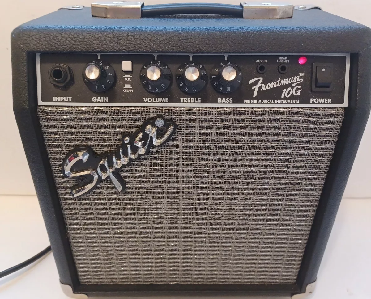 Fender Squier Frontman 10G Guitar Amp Amplifier 120v-60Hz 28W | eBay