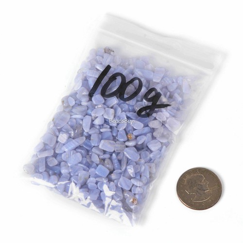 100g Gemstone Polished Chips Crushed Tumbled Stone Crystal Healing Embellishment - Afbeelding 56 van 364