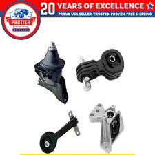 Fits 2006-2011 Honda Civic 1.8L Sedan AUTO, Engine Motor & Trans Mount 4PCS :