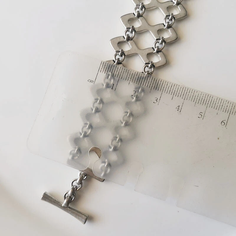 Nuevo 7.5" Lucky Brand Geométrico Floral Pulsera Regalo Vintage Mujeres Fiesta Joyería Foto 3 de 3