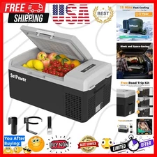 FC15 Portable 12V Refrigerator - Fast Cooling and 15.8Qt Capacity for Travel
