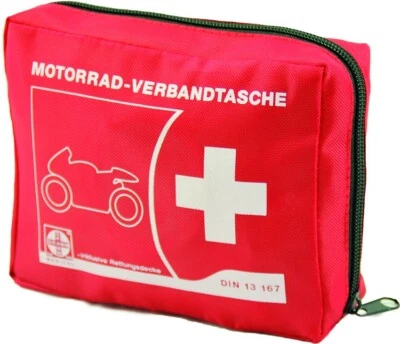 GRAMM MEDICAL Actiomedic® CAR SAFETY Motorrad-Verbandtasche DIN 13167:2014 Rot