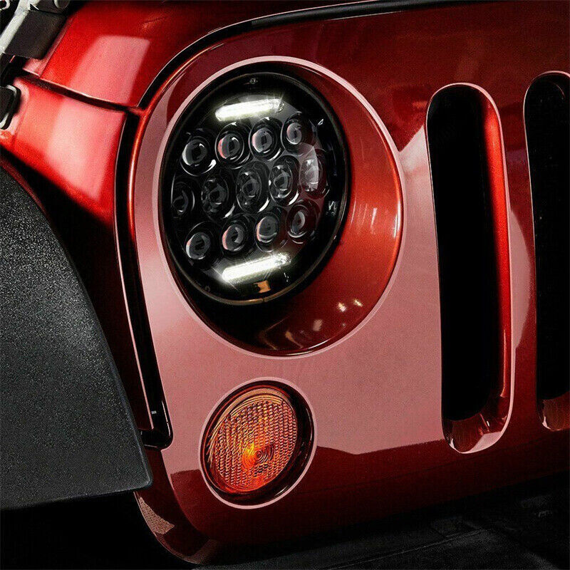 JKラングラーヘッドライトZHANOSI TJ CJ LJ LED 2個セット