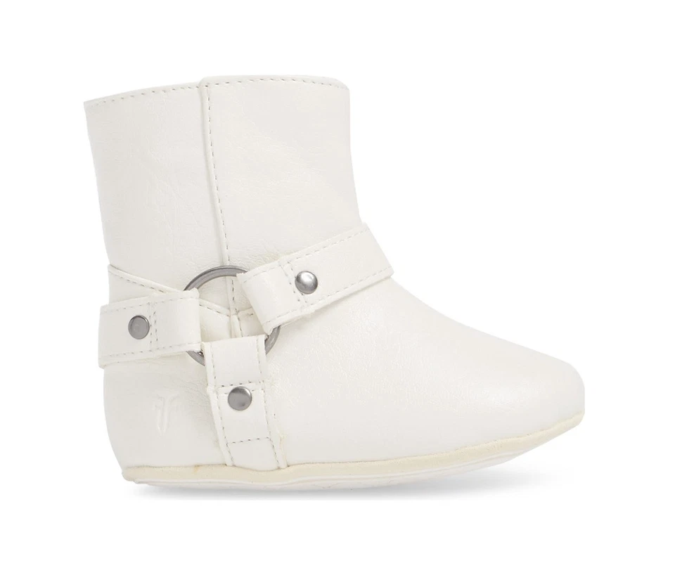 FRYE Kids Baby ремень младенца девочки загрузки кроватки туфли, белый, размер 1, 3 - Изображение 3 из 4