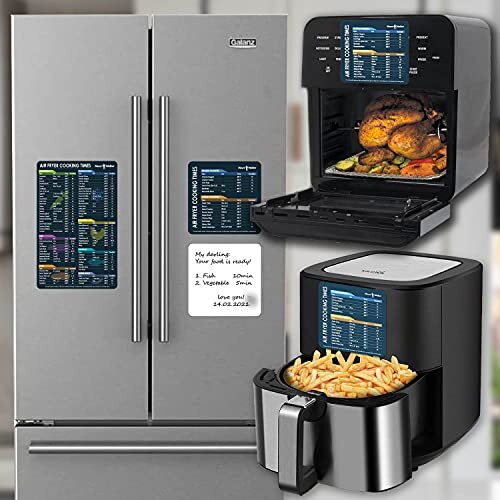 Air Fryer Magnetic Cooking Times Cheat Sheet for Perfect Frying Results