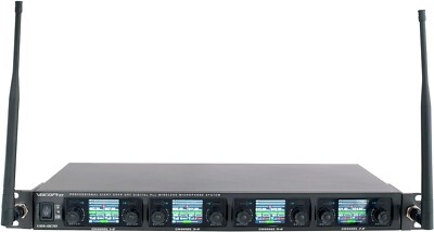 VocoPro Professional Eight-User Digital PLL Wireless Microphone Receiver