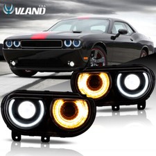 Vland Projector Headlights For 2008-2014 Dodge Challenger Rtsesrt8sxtshaker
