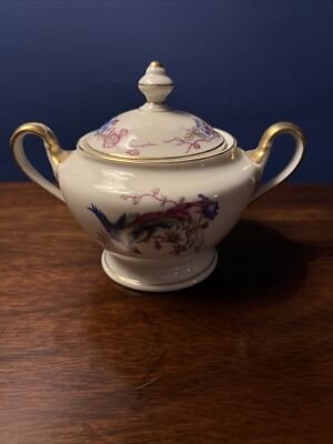 Castleton China Venetian Covered Sugar Bowl