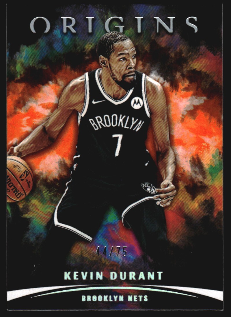 2021-22 Panini Origins Orange Brooklyn Nets Basketball Card #7 Kevin Durant  /75 | eBay