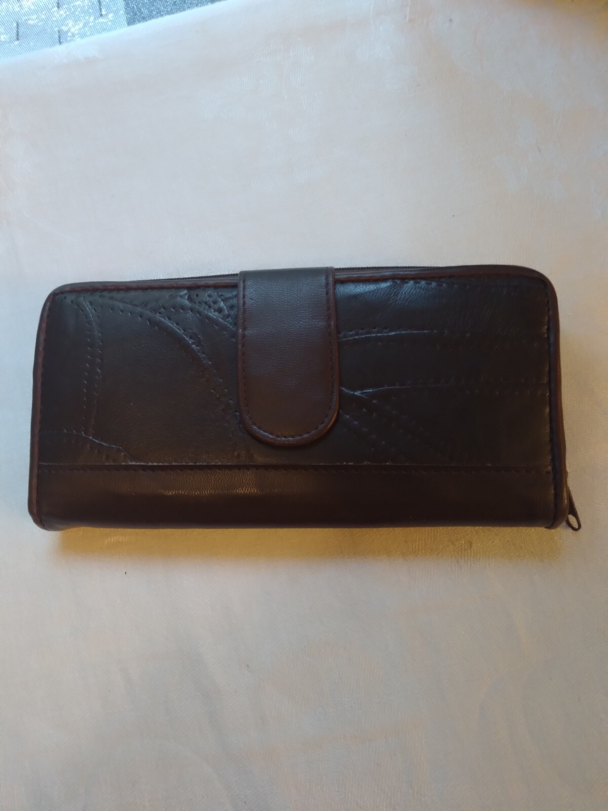 VTG Genuine Lambskin Leather Patchwork Women's Wa… - image 1