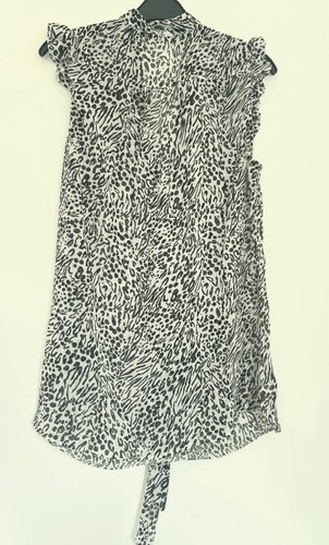 Atmosphere Floaty Black Mix Top Size 10 - Foto 2 di 6