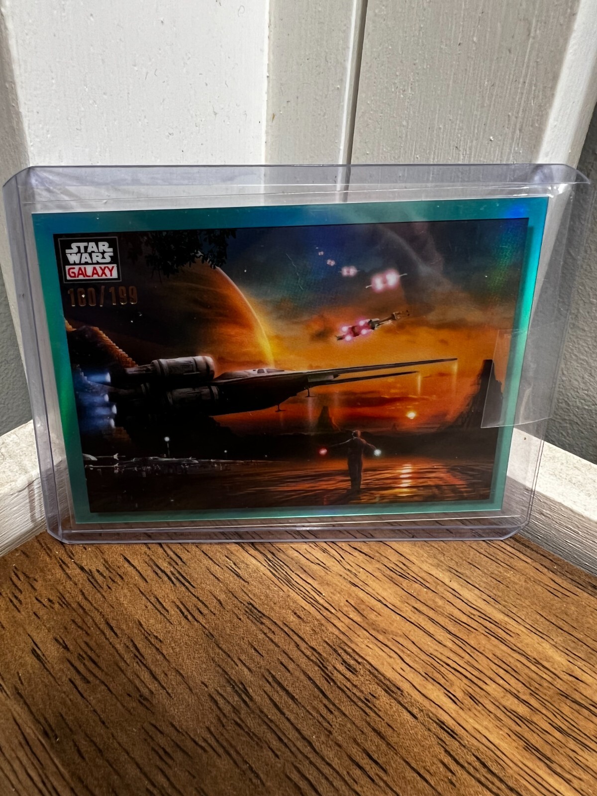 2023 Topps Chrome Star Wars Galaxy #93 Dawn Of The Rebellion AQUA 100/199