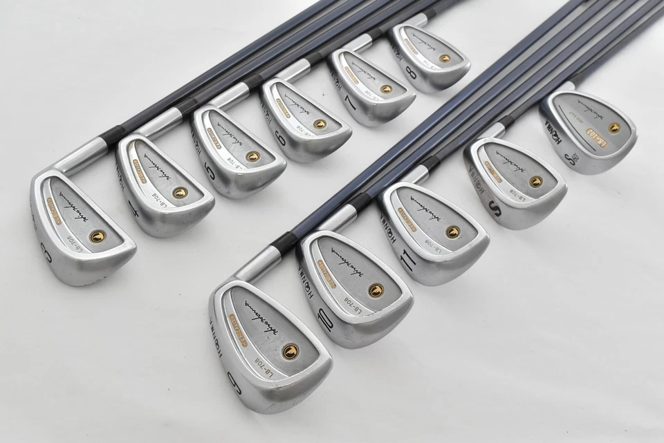 Rare 11PCS 2S HONMA LB-708 H&F CAVITY Iron Set 3-4-5-6-7-8-9-10-11-S-60° RH R-1 - Image 3 of 4