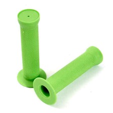 BMX Griffe 130mm mit Flange grün KHE Diamond Pyramiden Profil 84g