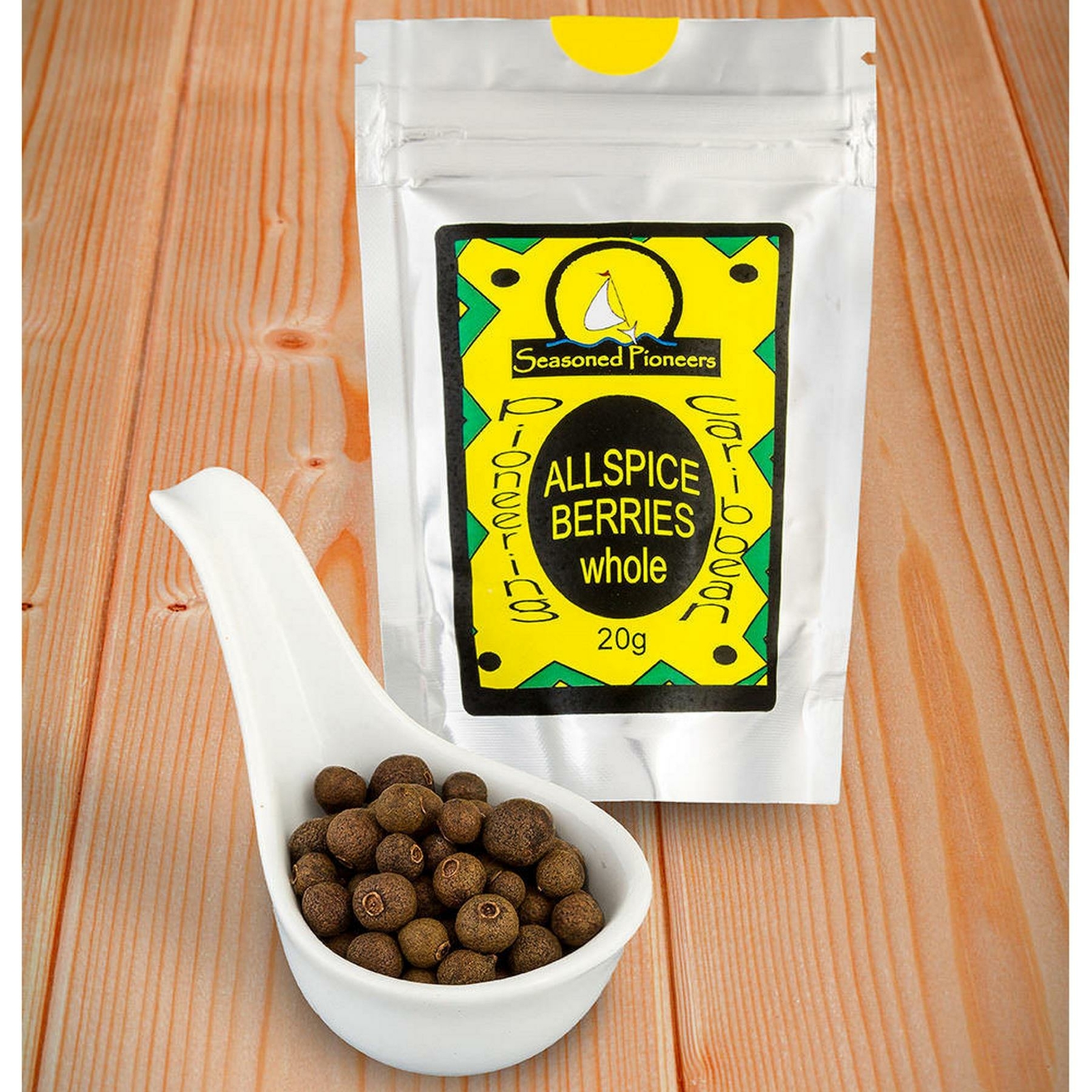 Seasoned Pioneers Caribbean Whole Allspice Berries Seasoning 20g Spice Packet