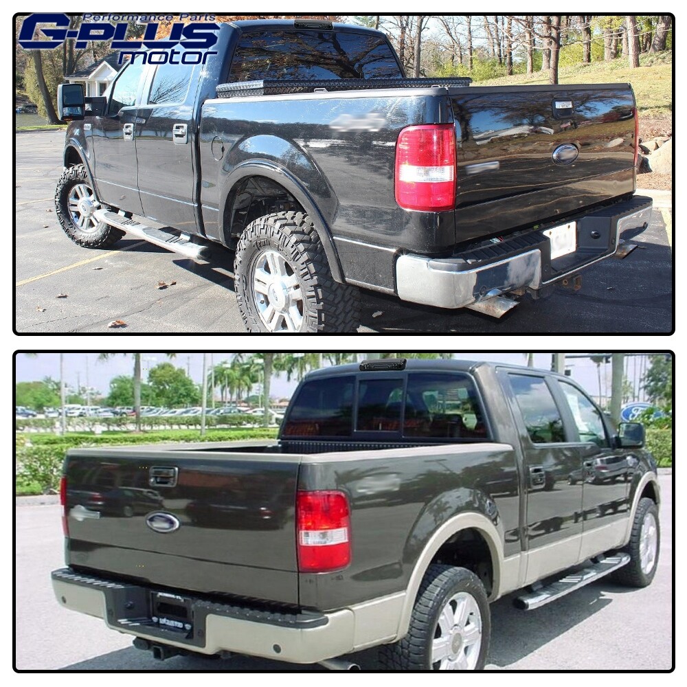 Tail Lights For Ford E-150 Smoked LED 3rd Brake Light For 2004-2008 Ford F- 150 - Rear Cargo Lamp, Direct Replacement Tail Lights For Ford F-150