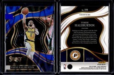 2023-24 Panini Select Basketball Blue Lava #229 Tyrese Haliburton /99