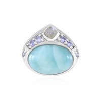 Exquisiter Larimar-AnhäNger Aus Silber