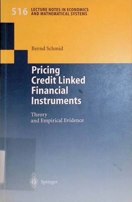Pricing Credit Linked Financial Instruments: Theory and Empirical Eviden 2192341