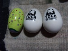 2  Toca Percussion Egg Shaker Latin Instruments